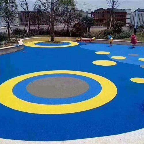 金华公园小区的EPDM塑胶地面 金华公园小区的EPDM塑胶地面